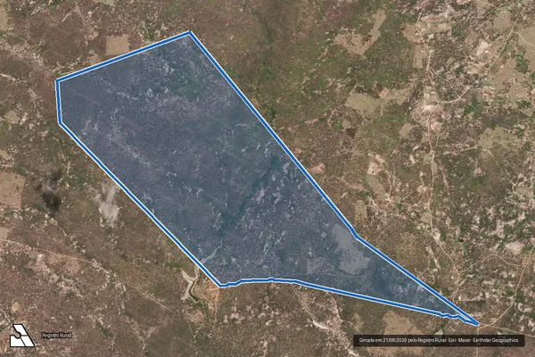 Imagem de satélite de FAZENDA TRANQUEIRA - Gleba 01 em Pilão Arcado - BA
