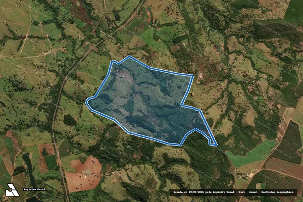 Imagem de satélite de FAZENDA IPANEMA em Pirenópolis - GO