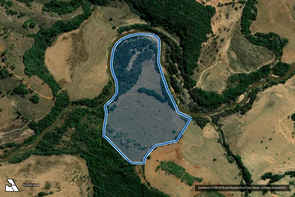 Imagem de satélite de Fazenda Borges - Parcela 1 em Candeias - MG