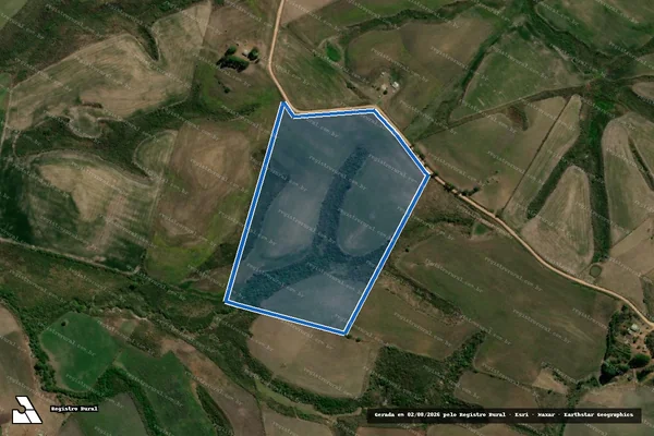 Imagem de satélite de PE Os Pioneiros_Lotes - Lote 19A em Candiota - RS