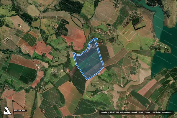 Imagem de satélite de SÍTIO SANTA GIANNA - PARTE 1 em Cássia - MG