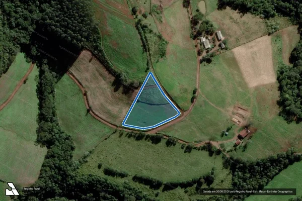 Imagem de satélite de PARTE DO LOTE N° 43 - Gleba C em Santa Terezinha do Progresso - SC