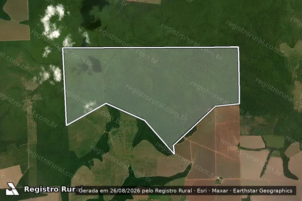Imagem de satélite de Fazenda Famosa - Fazenda Famosa em Itaúba - MT
