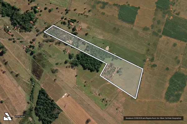 Imagem de satélite de SITIO MATA DO FUNDÃO - PARTE 01 em Mendonça - SP