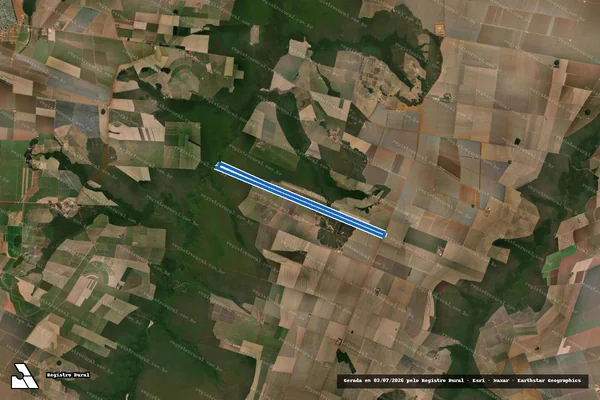 Imagem de satélite de Fazenda Serrazul ? Área ?B? - Parte 2 em Campo Novo do Parecis - MT