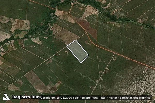 Imagem de satélite de P.A Mimoso ? Lote 61 - Gleba 02 em Arinos - MG