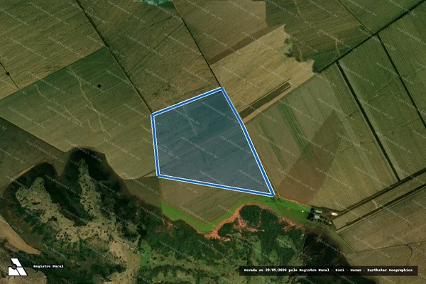 Imagem de satélite de Fazenda Pantera III - Parte 1 em Alto Taquari - MT