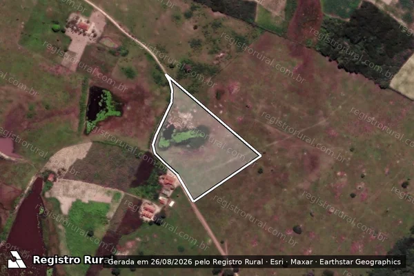 Imagem de satélite de FAZENDA SANTA TEREZINHA - Parte 3 em Caiçara - PB