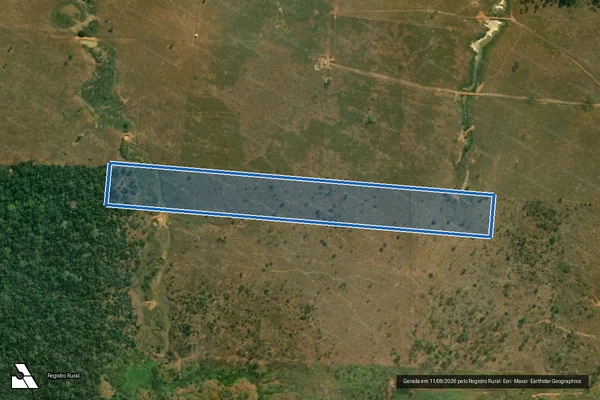 Imagem de satélite de LOTE 40 GLEBA NOVA CALIFORNIA PF ALTO MADEIRA - PARCELA B em Porto Velho - RO