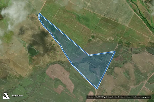 Imagem de satélite de FAZENDA FELICIDADE  - PARCELA 02 em Cuité de Mamanguape - PB