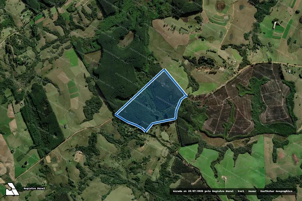 Imagem de satélite de Fazenda Bom Retiro - Campo A em Guaíba - RS