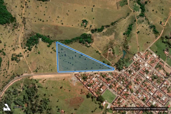 Imagem de satélite de FAZENDA RIO CAIAMAR - Gleba WALTER PEREIRA DA SILVA em Nova América - GO