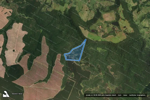 Imagem de satélite de Fazenda Bofete em Conchas - SP