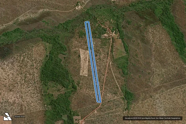 Imagem de satélite de FAZENDA SÃO JOSÉ - GLEBA ITAPECURU I LOTE 2 - FAZENDA SÃO JOSÉ - GLEBA ITAPECURU I, LOTE 2 ?  PARTE A em São Raimundo das Mangabeiras - MA