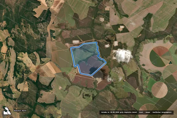 Imagem de satélite de FAZENDA SANTA MARIA - 001 em Ipameri - GO
