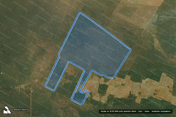 Imagem de satélite de FAZENDA PRATA - Parte 1 em Jeremoabo - BA