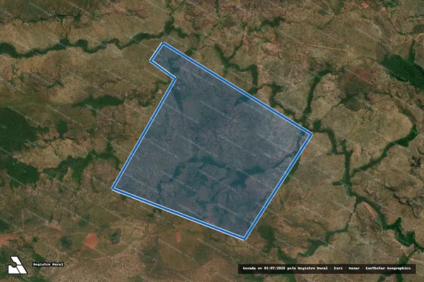 Imagem de satélite de FAZENDA BOM JARDIM – LOTE 02 em Wanderlândia - TO