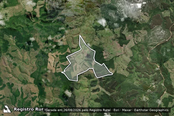 Imagem de satélite de FAZENDA SANTA HELENA em Belmonte - BA