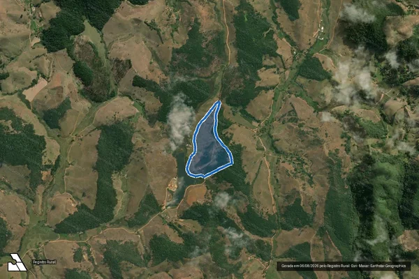 Imagem de satélite de FAZENDA MONTE CRISTO - PARCELA 03 em Maripá de Minas - MG