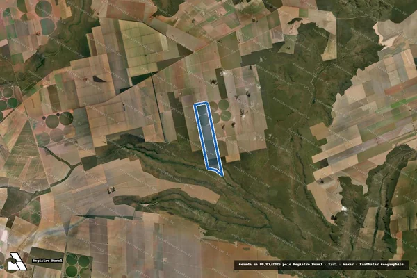Imagem de satélite de Fazenda dos Irmão - Fazenda dos Irmão em Riachão das Neves - BA