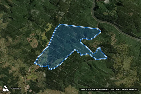 Imagem de satélite de FAZENDA BELA VISTA - Parte 1 em Vacaria - RS