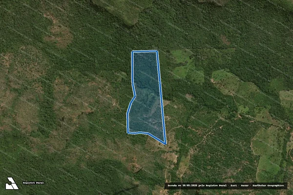 Imagem de satélite de FAZENDA VÃO DO SANTARÉM - Lote 09 - FAZENDA VÃO DO SANTAREM - GLEBA 08 em Babaçulândia - TO