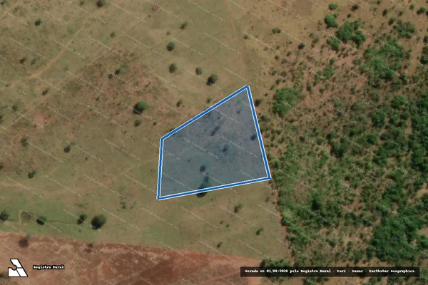 Imagem de satélite de FAZENDA CÓRREGO FUNDO - GLEBA 11  - GLEBA 11 em Mairipotaba - GO