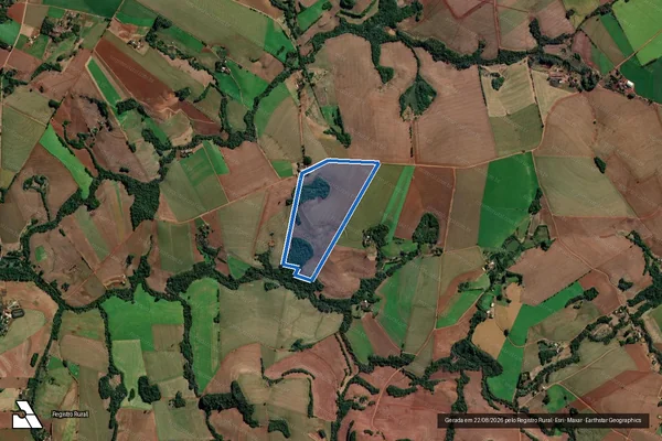 Imagem de satélite de LOTE 401-403 - Parte 1 em São Martinho - RS