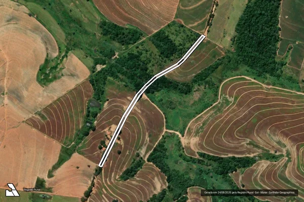 Imagem de satélite de FAZENDA SANTA LUZIA - ESTRADA MUNICIPAL ? RNP 321 em Tupã - SP