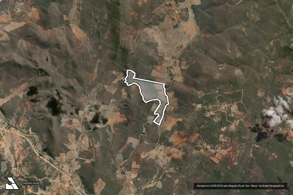 Imagem de satélite de FAZENDA LAGOINHAS - PARCELA ÚNICA em Brumado - BA