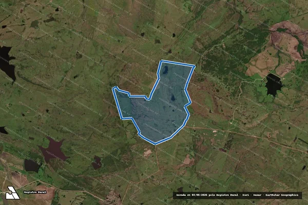 Imagem de satélite de Fazenda São Rafael - Parte 1 em Dom Pedrito - RS