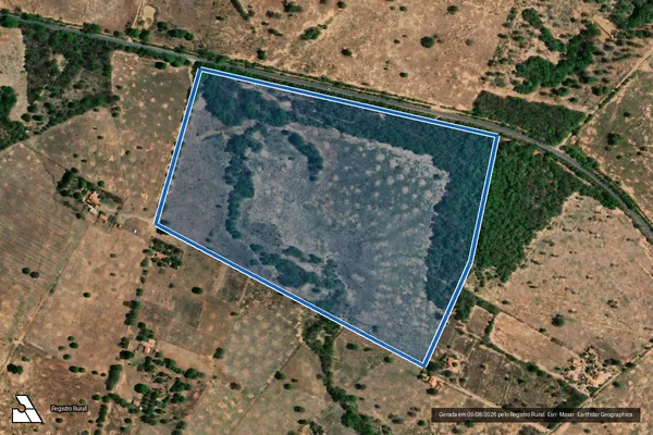 Imagem de satélite de FAZENDA BREJO DOS ANGICOS - Parte 2 em São Francisco - MG