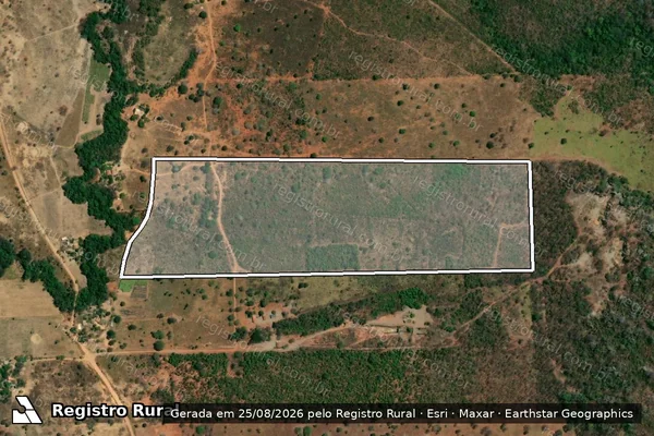 Imagem de satélite de LOTE 84 DO PA CHICO MENDES - Parte 1 em Arinos - MG