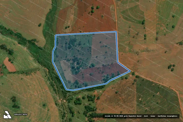 Imagem de satélite de ASS. EST. SANTA RITA DO PONTAL - PA0029S00Q00L11 em Euclides da Cunha Paulista - SP