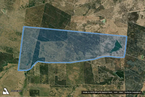 Imagem de satélite de SÍTIO NOVA OLINDA ? LOTE 0663 - Parte 1 em Tabuleiro do Norte - CE