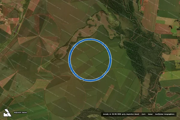 Imagem de satélite de Projeto de Assentamento Itamarati I - ESTRADA VICINAL ? 108 em Ponta Porã - MS