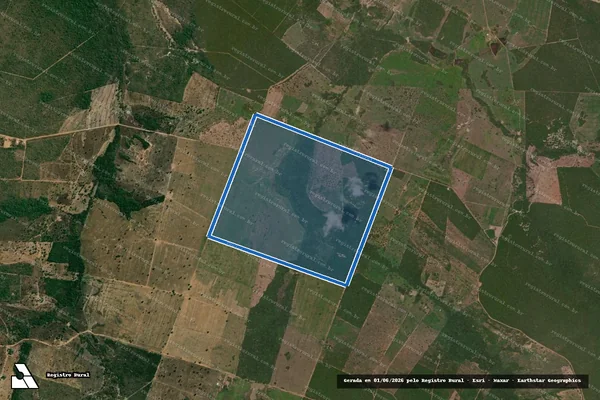 Imagem de satélite de FAZENDA BREJO ALEGRE II Lote 10 Gleba 04 Loteamento Agua Quente - 001 em Jaú do Tocantins - TO