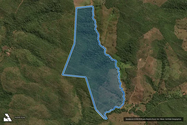 Imagem de satélite de LOTE Nº 03, LOTEAMENTO PONTE ALTA GLEBA 04, 3ª ETAPA - LOTE 03-B, LOTº PONTE ALTA, GL. 04, 3ª ETAPA em Ponte Alta do Tocantins - TO