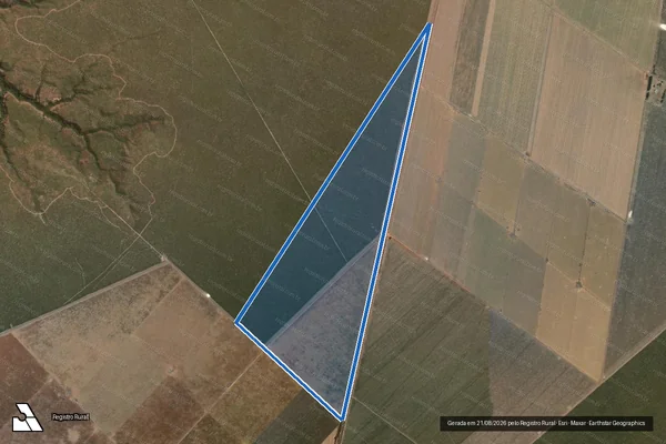 Imagem de satélite de FAZENDA COOHABEX ? GLEBA 04 - Parcela 03 em Manoel Emídio - PI