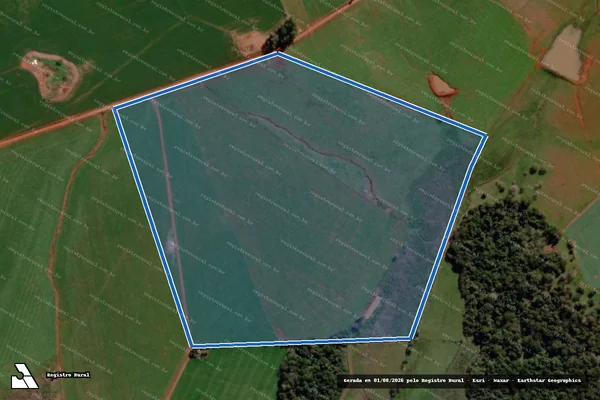 Imagem de satélite de Fazenda Slante em Santo Antônio das Missões - RS