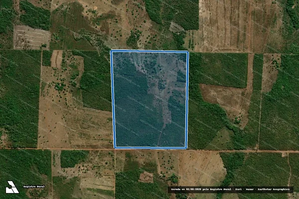 Imagem de satélite de LOTE 82 ? P.A São Judas Tadeu - Parte 82 em Santa Rita do Tocantins - TO