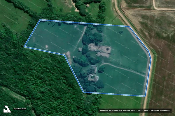 Imagem de satélite de Fazenda Canoa - A4 em Mostardas - RS