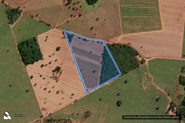 Imagem de satélite de Fazenda  Areia e Duas Pontes  - GLEBA 06 em Piracanjuba - GO
