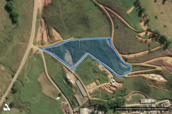 Imagem de satélite de Fazenda Lacerdina - Parte 09 em Carangola - MG