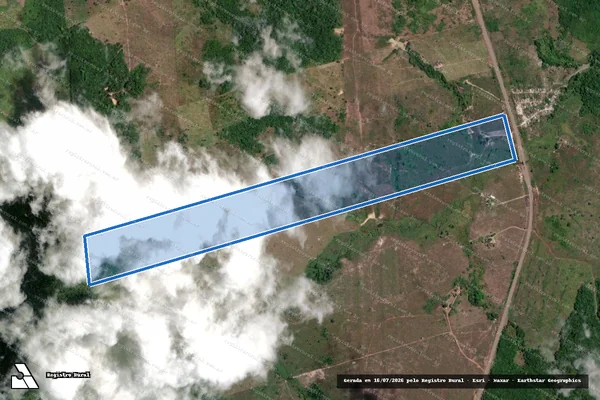 Imagem de satélite de P.A. Clezinho - Lote 28 - Sítio Paraiso em Goianésia do Pará - PA