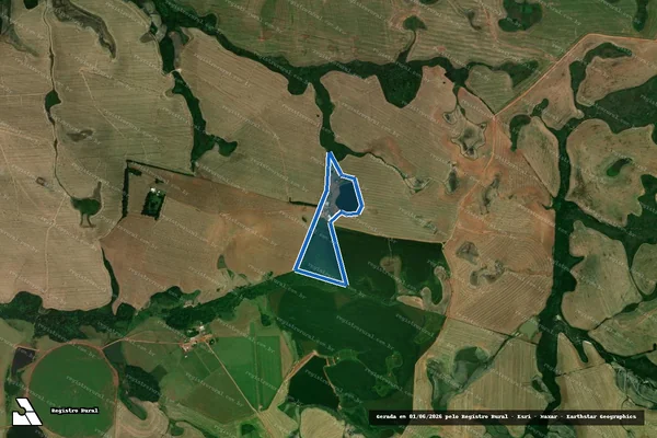 Imagem de satélite de Agropecuaria Nina - Parte 1 em Boa Vista do Incra - RS