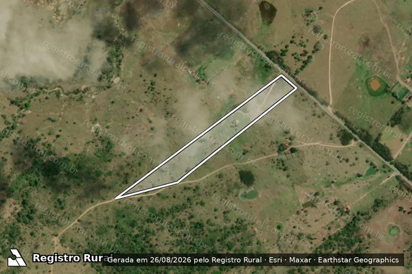 Imagem de satélite de FAZ. BOM JARDIM/GLEBA 4 - GLEBA A em Maiquinique - BA