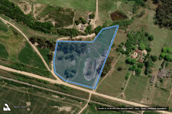 Imagem de satélite de Fazenda Lagoa Negra - Gleba B em Cerrito - RS