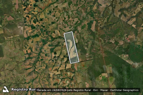 Imagem de satélite de FAZENDA MATA LINDA em Porto Alegre do Norte - MT