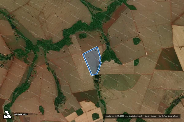 Imagem de satélite de FAZENDA BAUZINHO CABELEIRA - 001 em Rio Verde - GO